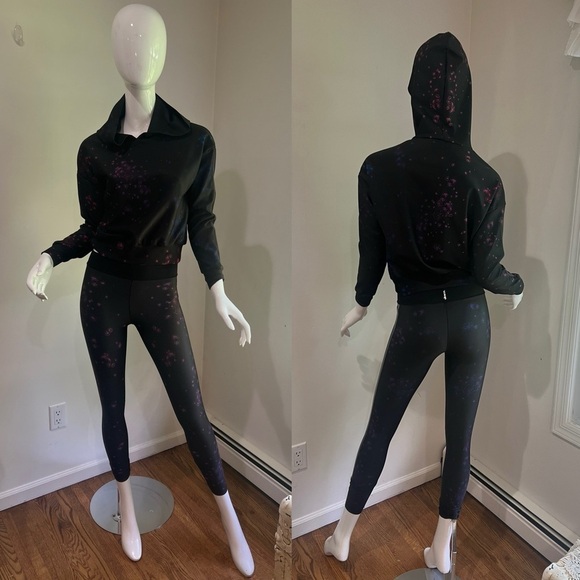 Ultracor Serendipity Pink Patent Cropped Hoodie and Sprinter High Leggin… - Picture 4 of 15